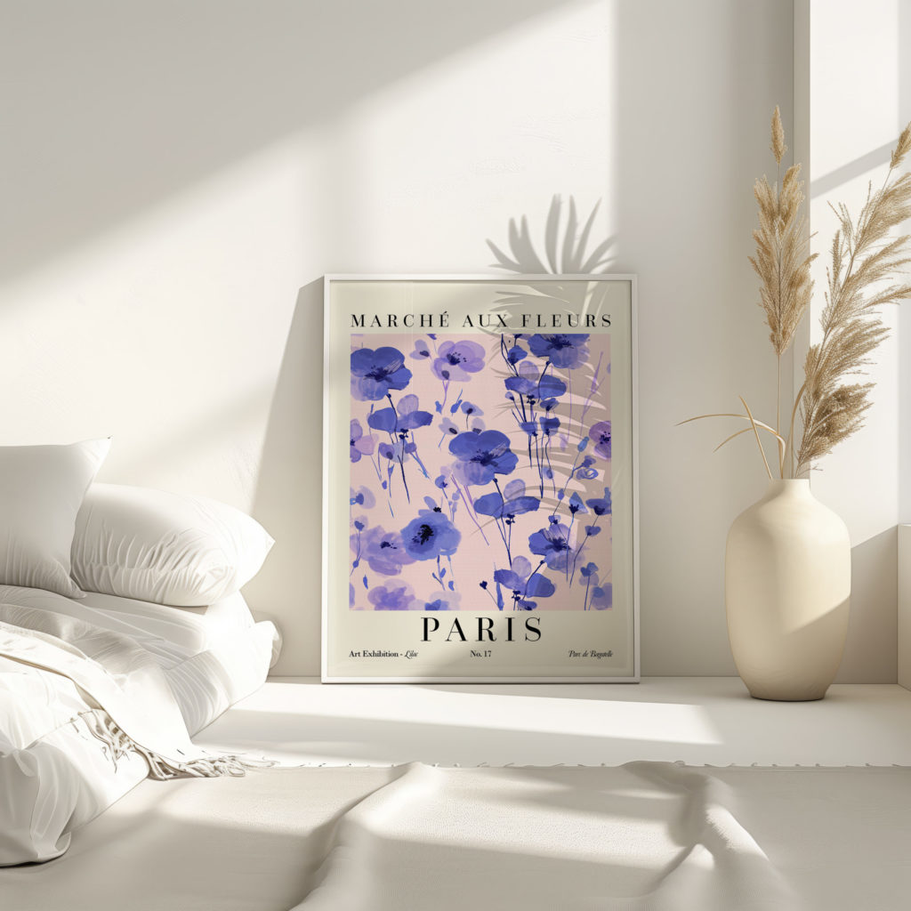 0001 Flower Market Lilac Paris 3x4 4 mockup