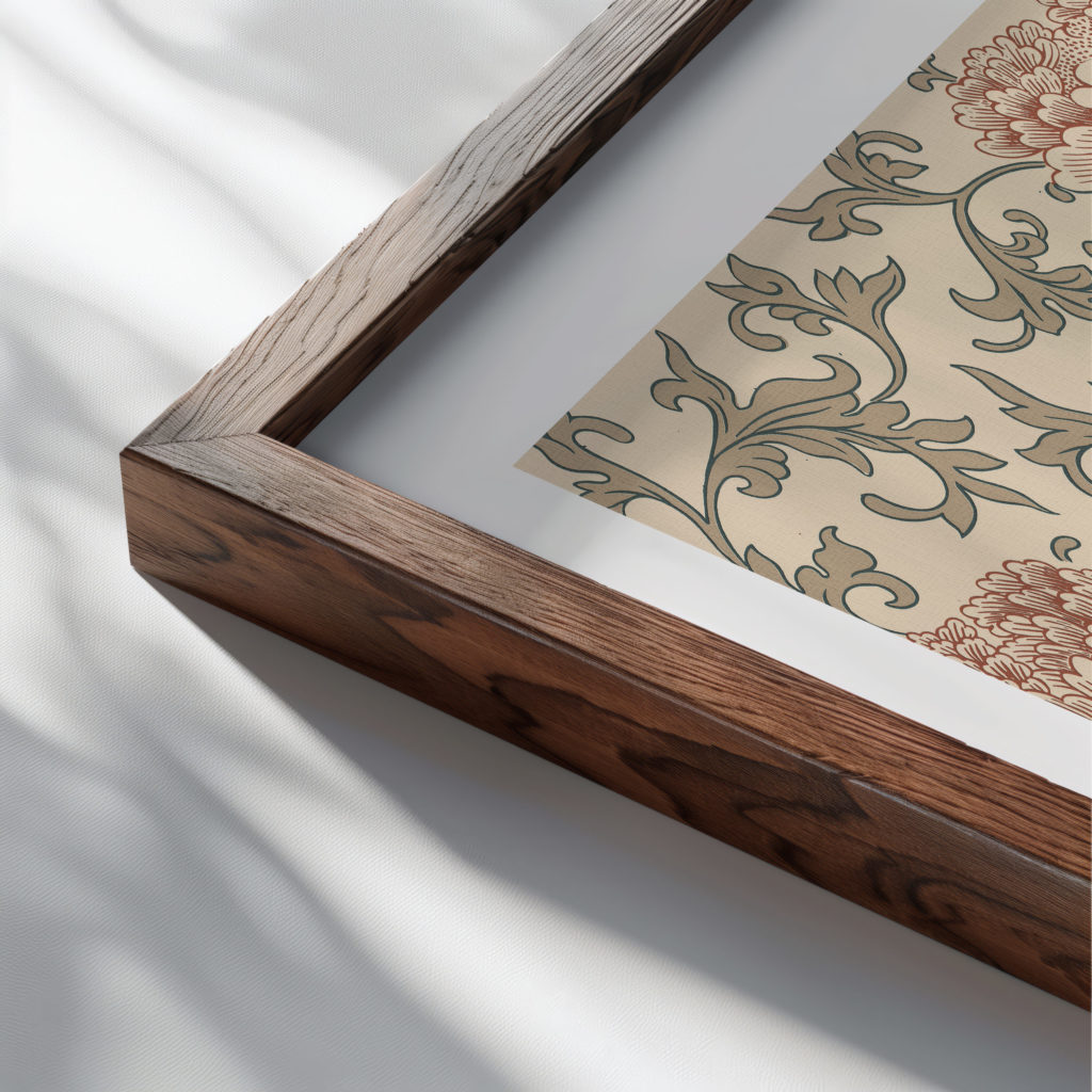 0002 london flower market 3x4 close up dark wood mockup