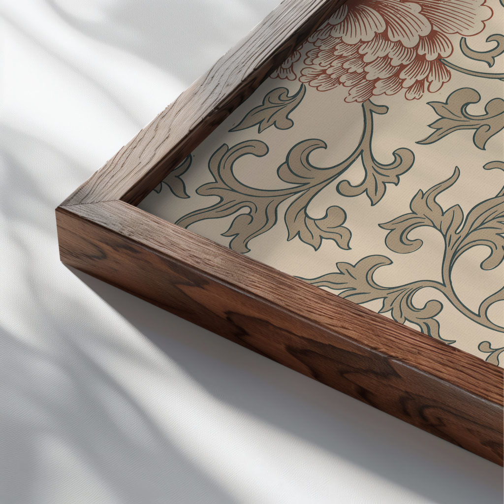0002 chineseowenjones TEXTURED 3x4 close up dark wood mockup