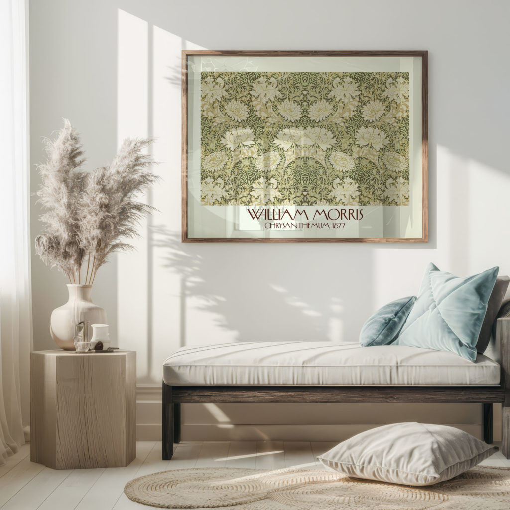 0003 morris CHRYSANTHEMUM 1877 3x4 5 mockup