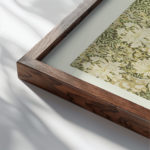 0003 morris CHRYSANTHEMUM 1877 3x4 close up dark wood mockup