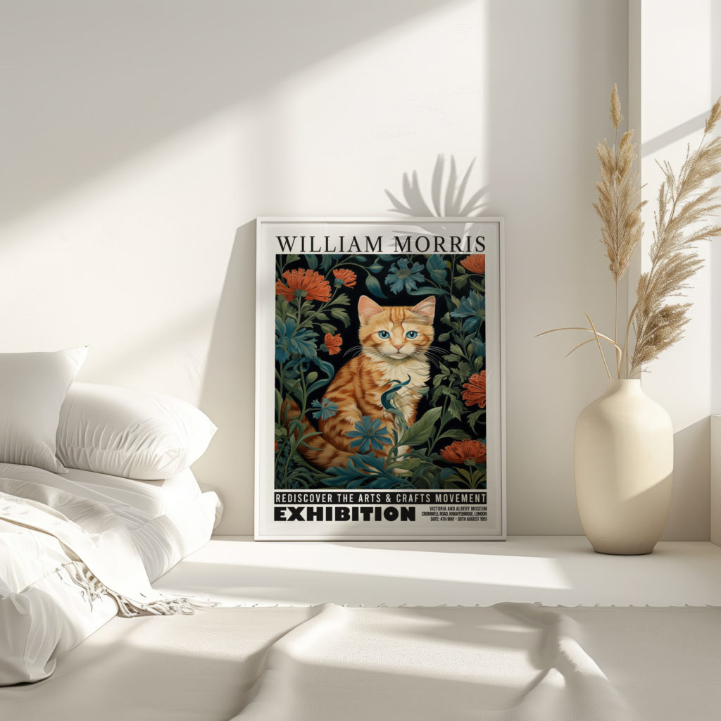 0003 william morris animals exhibition 3x4 4 mockup