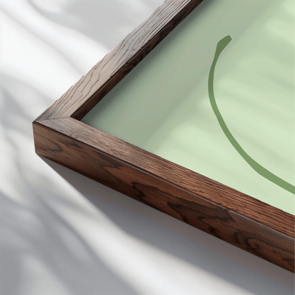 0003 Matisse BaigneuseDansLesRoseaux close up dark wood mockup