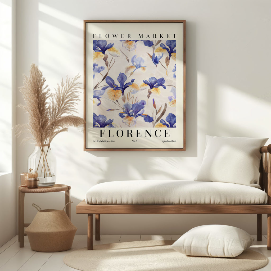 0004 Flower Market Iris Florence 3x4 5 mockup