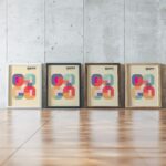0004 bauhaus1 muted 3x4 framed posters mockup