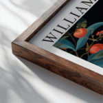 0004 william morris animals exhibition 3x4 close up dark wood mockup