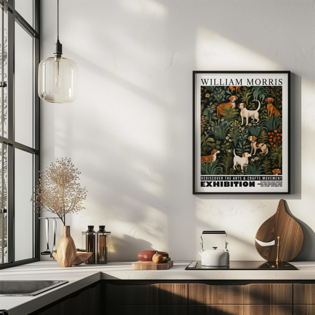 0005 william morris animals exhibition 3x4 6 mockup