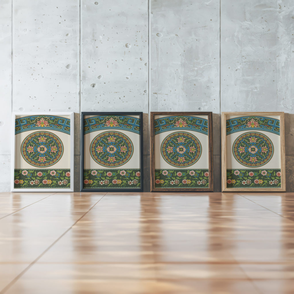 0005 chineseowenjones TEXTURED 3x4 framed posters mockup