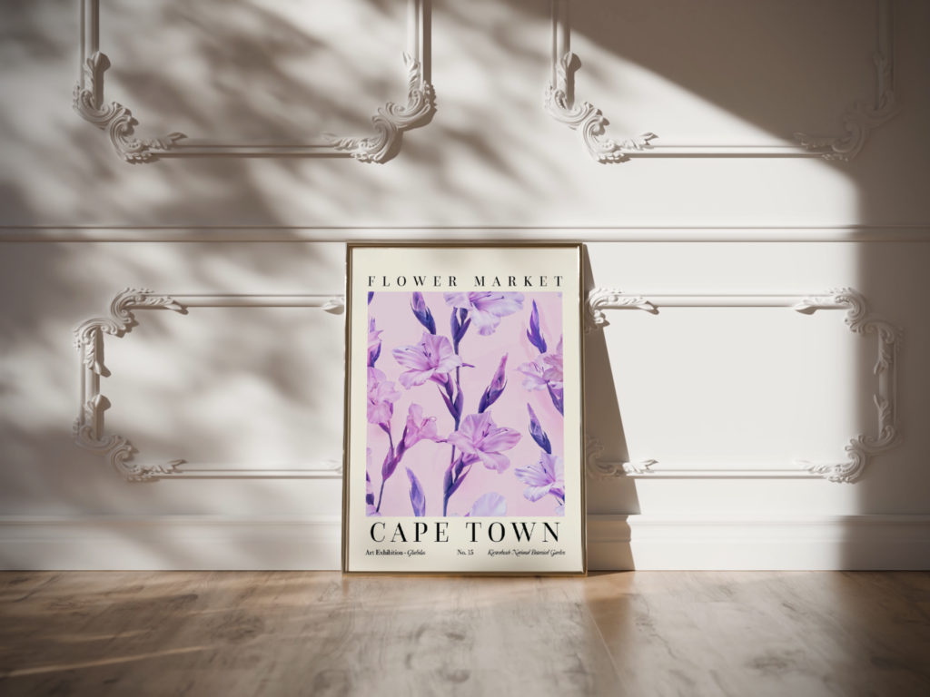 0006 Flower Market Gladiolus Cape Town 3x4 video mockup