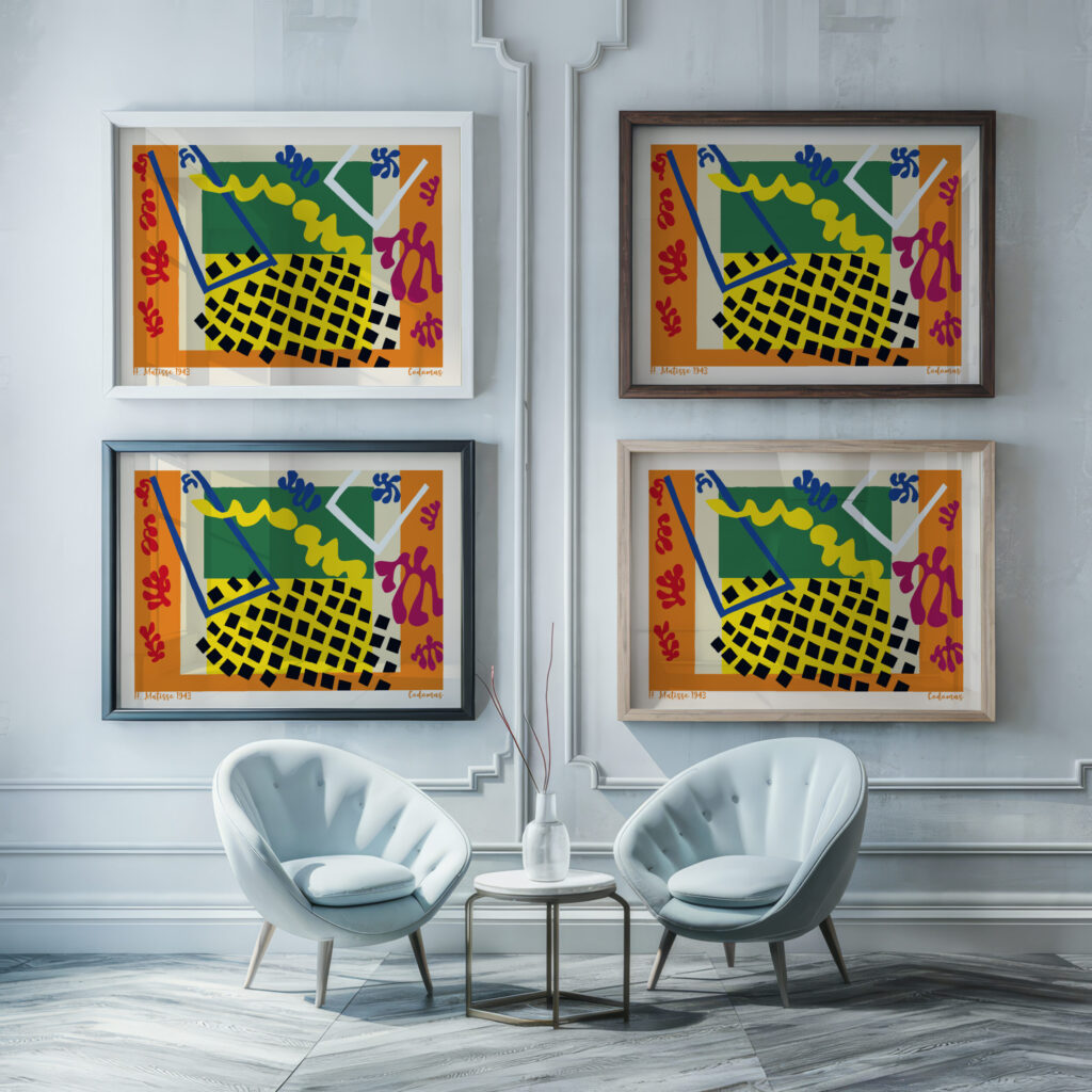 0006 Matisse Codomas framed posters mockup