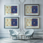 0007 morris duo 1 3x4 framed posters mockup