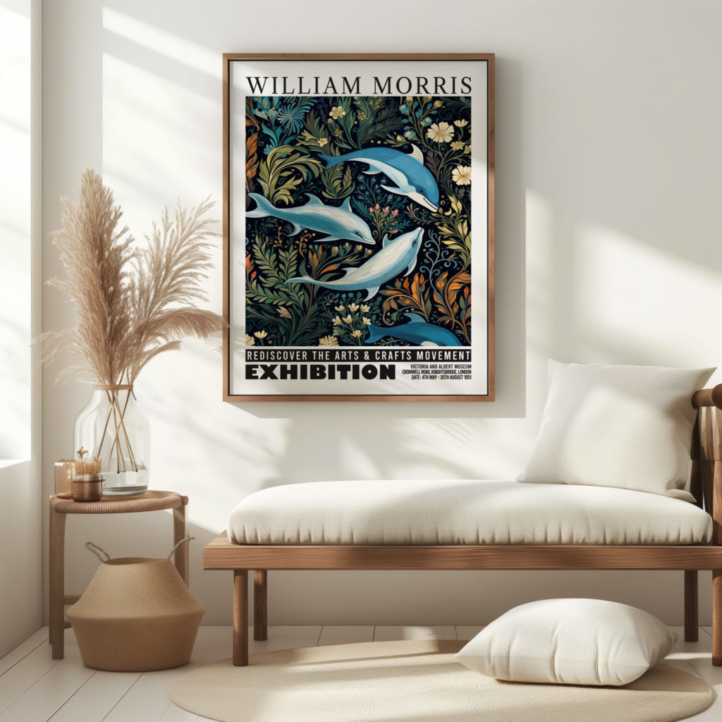 0007 william morris animals exhibition 3x4 5 mockup