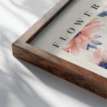 0008 Flower Market Dahlia Bogota 3x4 close up dark wood mockup