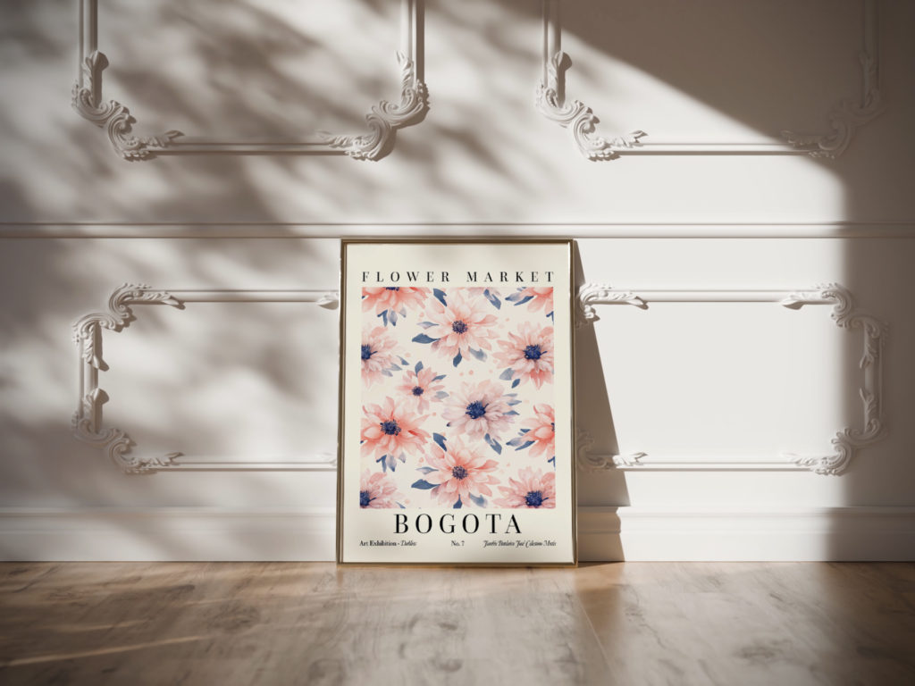 0008 Flower Market Dahlia Bogota 3x4 video mockup