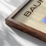 0008 bauhaus2 blue 3x4 close up dark wood mockup