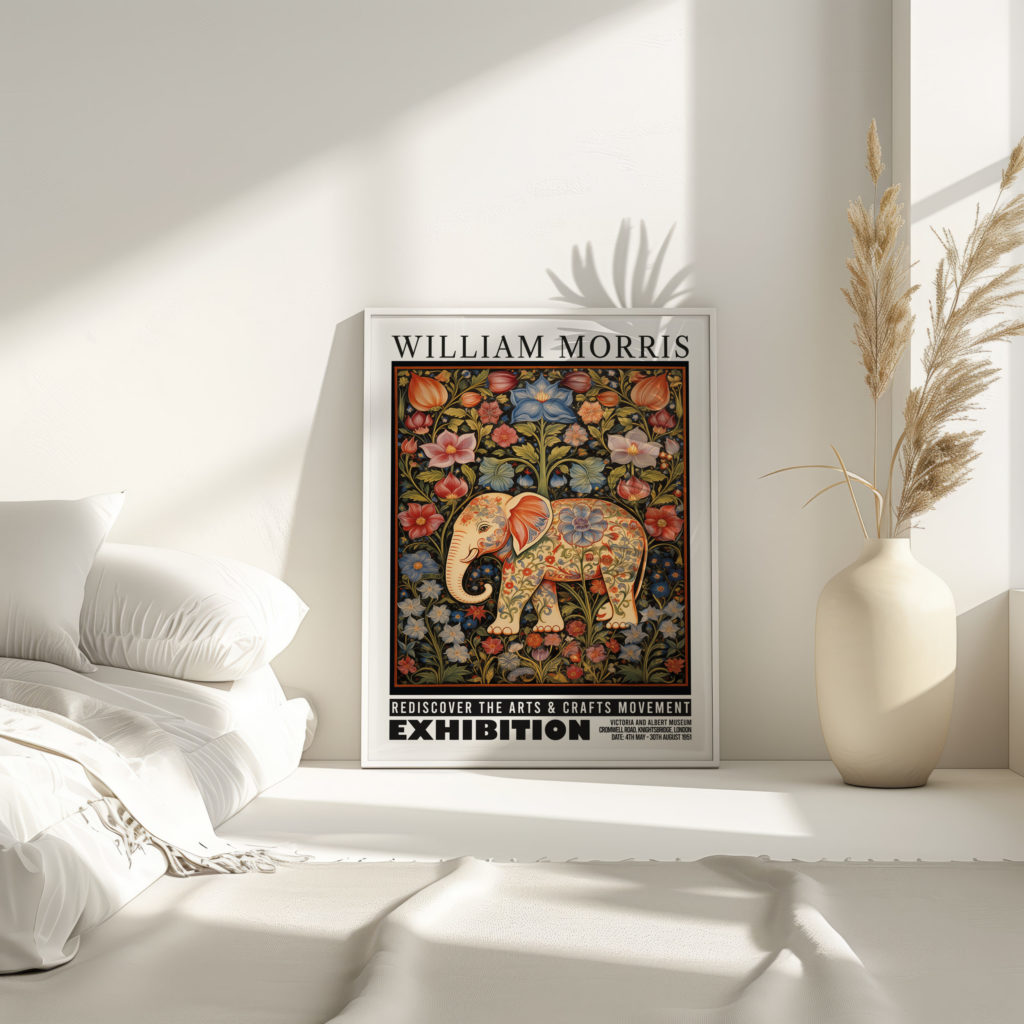 0008 william morris animals exhibition 3x4 4 mockup