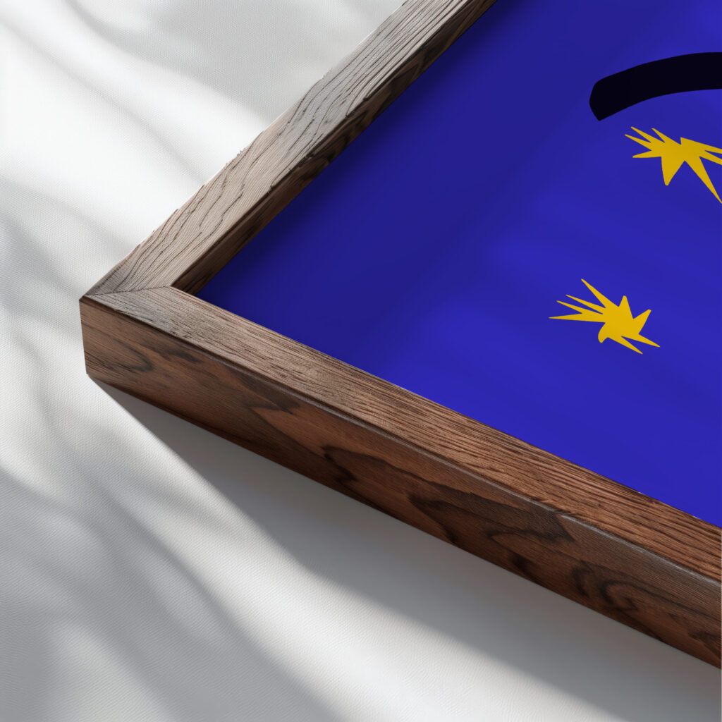 0008 Matisse Icarus 1943 close up dark wood mockup