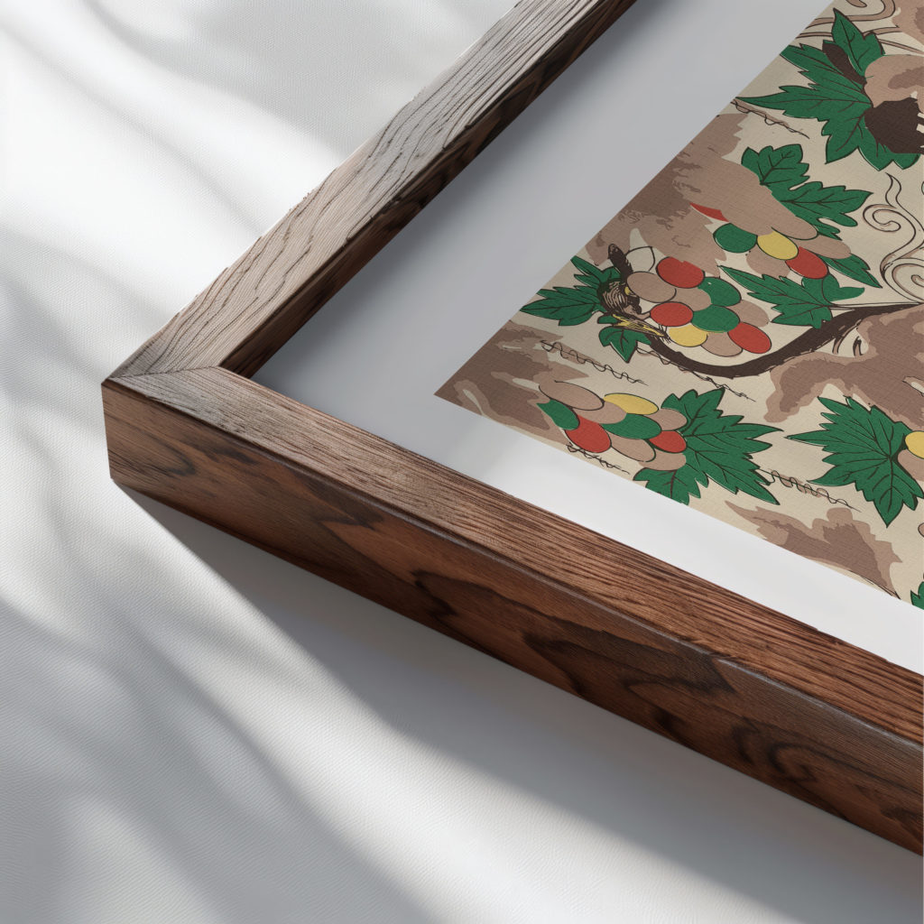0010 newyork flower market 3x4 close up dark wood mockup