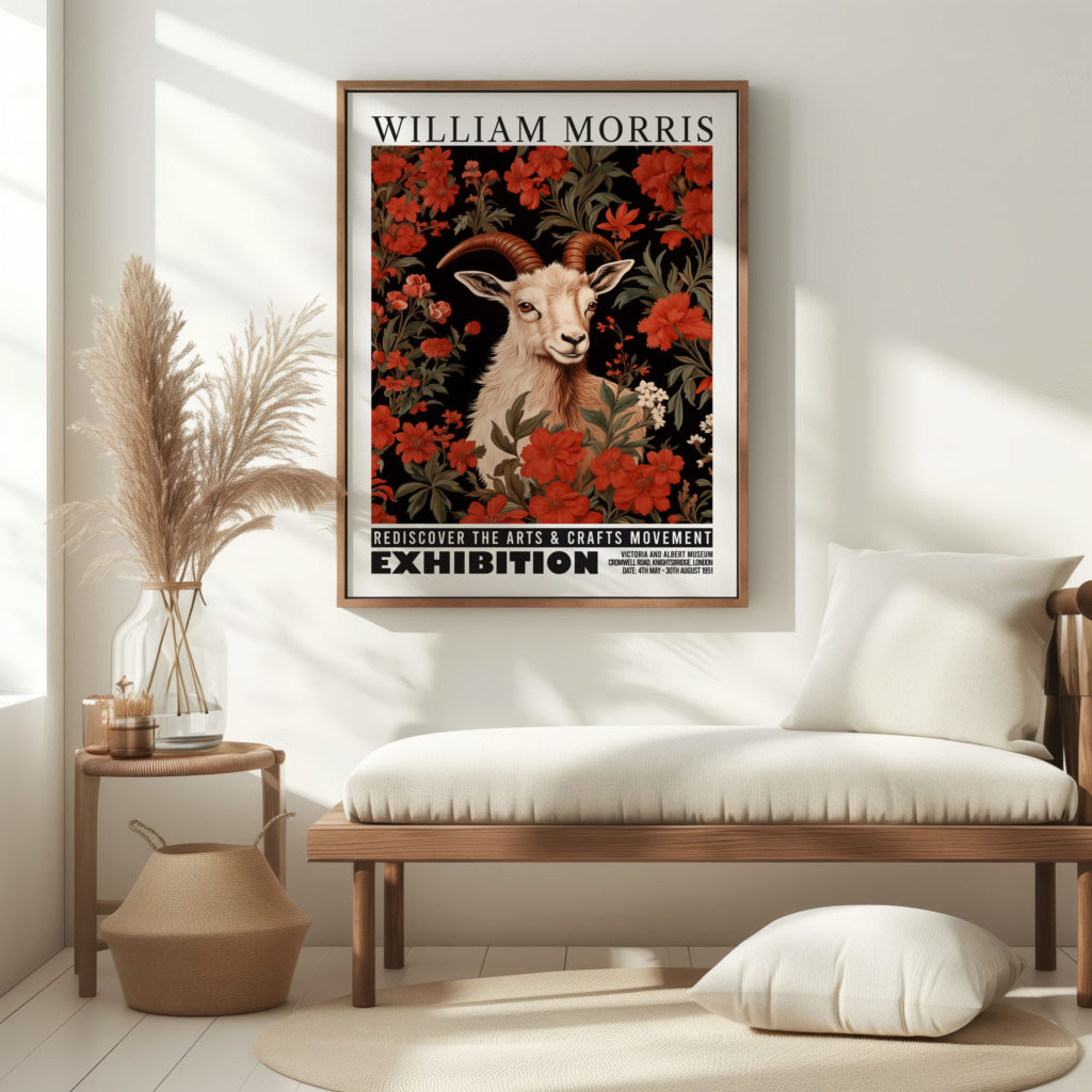 0010 william morris animals exhibition 3x4 5 mockup