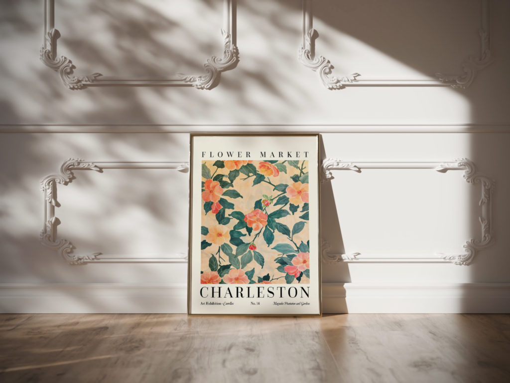 0011 Flower Market Camellia Charleston 3x4 video mockup