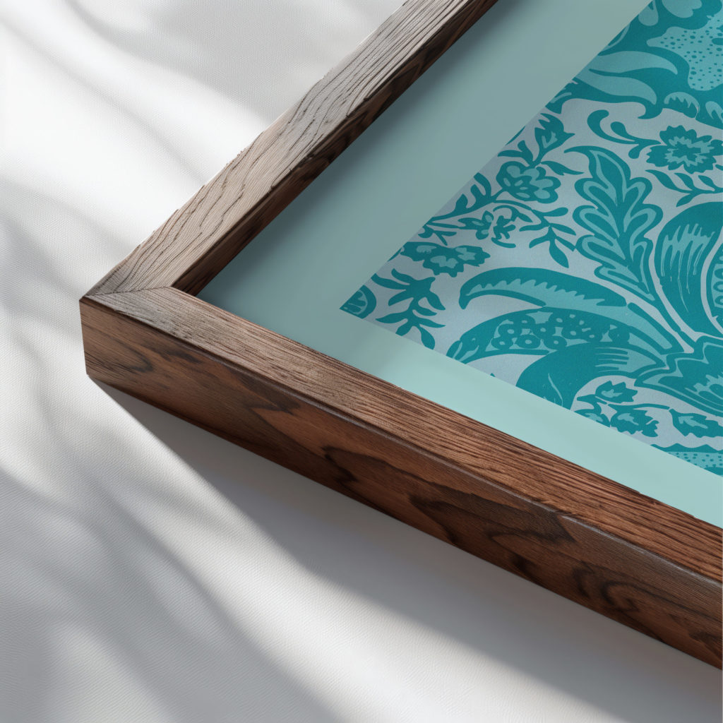 0011 morris INDIAN 1868 3x4 close up dark wood mockup