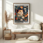 0011 william morris animals exhibition 3x4 5 mockup