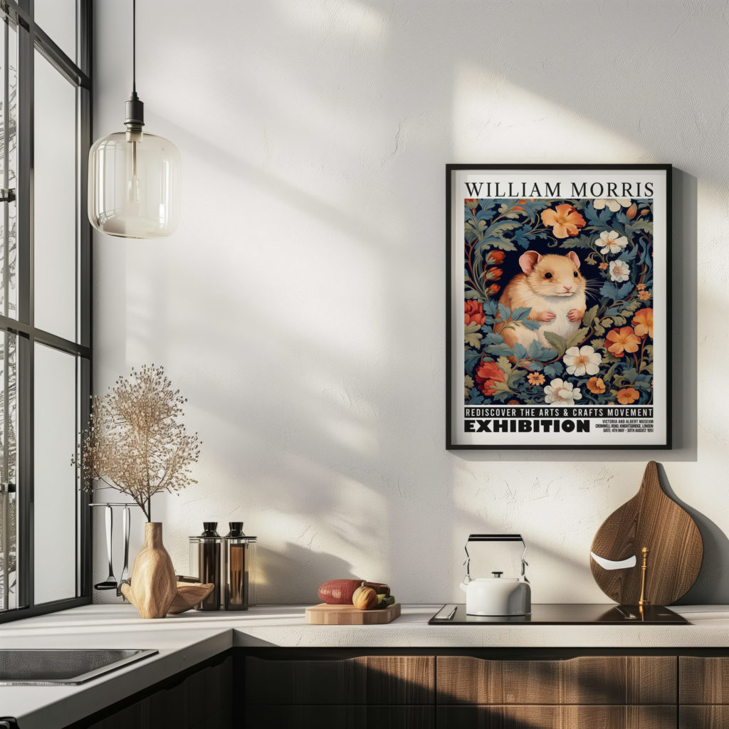 0011 william morris animals exhibition 3x4 6 mockup