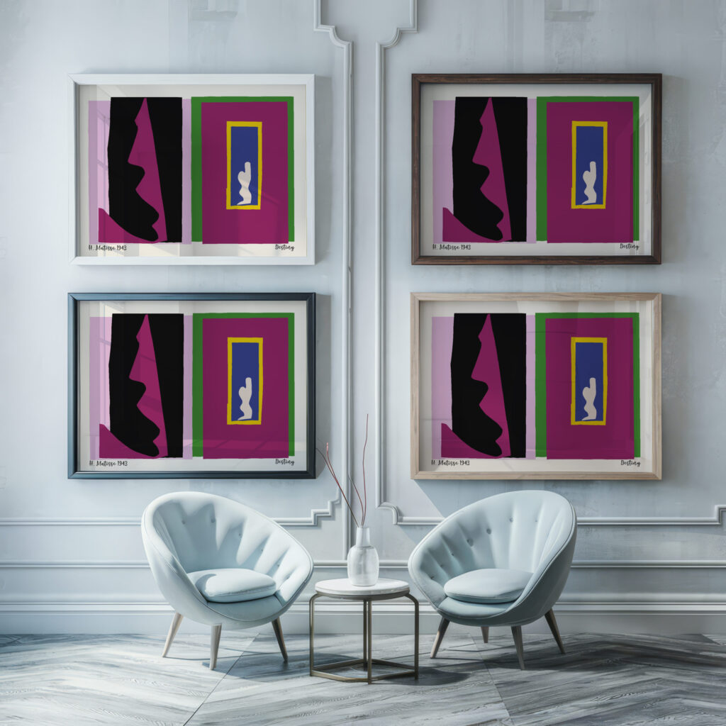 0011 Matisse LeDestin 1943 framed posters mockup