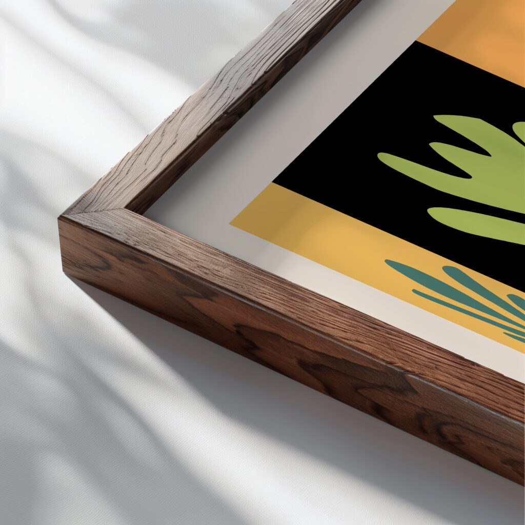 0013 Matisse Lesquimau 1947 3x4 close up dark wood mockup