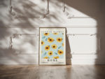 0014 Flower Market Sunflower Rome 3x4 video mockup