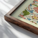 0014 morris LODDEN 1884 3x4 close up dark wood mockup