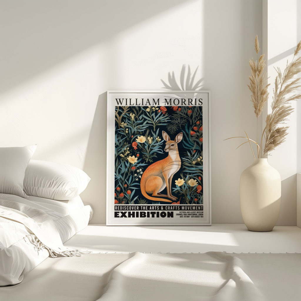 0014 william morris animals exhibition 3x4 4 mockup