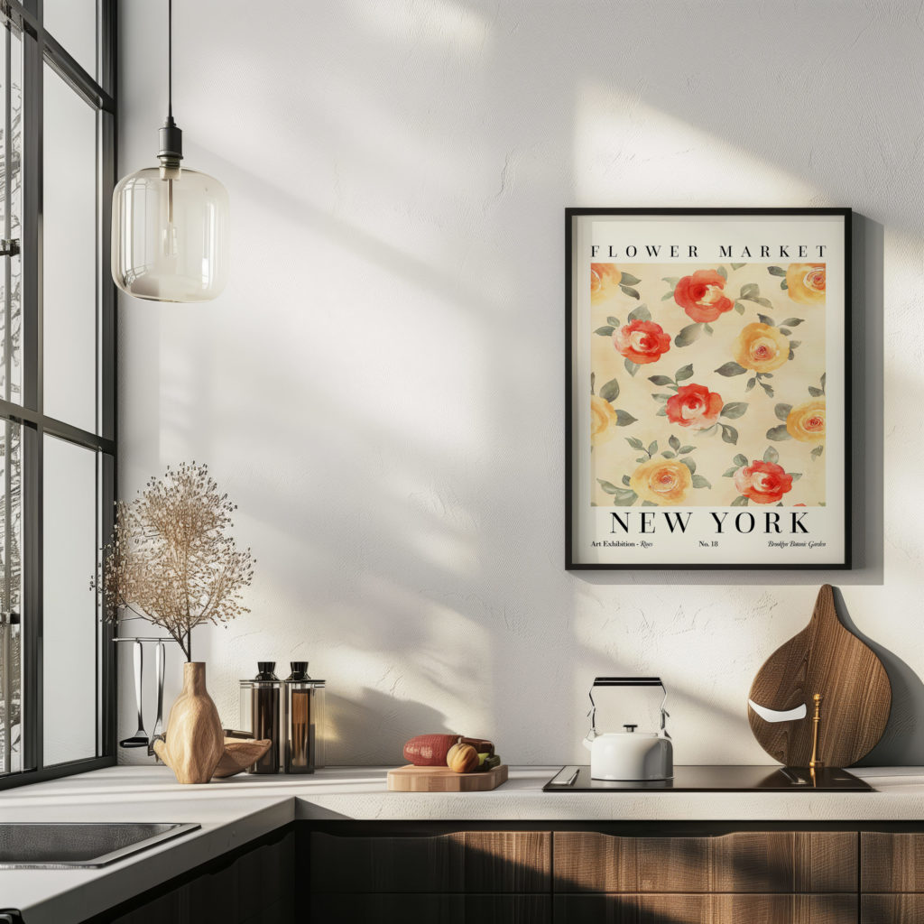 0015 Flower Market Rose New York 3x4 6 mockup
