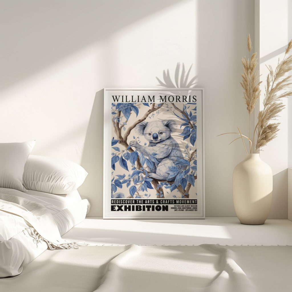 0015 william morris animals exhibition 3x4 4 mockup