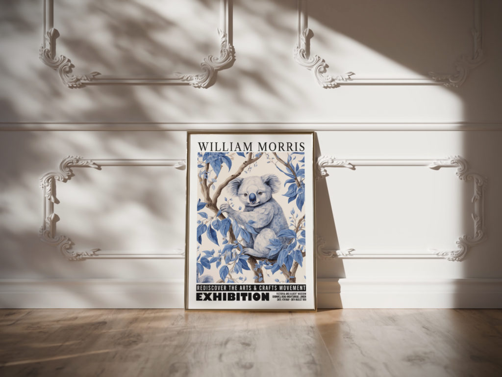 0015 william morris animals exhibition 3x4 video mockup