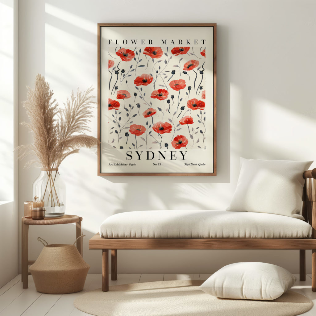 0016 Flower Market Poppy Sydney 3x4 5 mockup