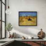 0016 vangogh Corn Harvest in Provence Landscape 3x4 6 mockup