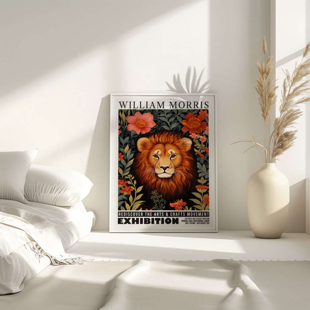 0016 william morris animals exhibition 3x4 4 mockup