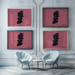 0016 Matisse Papercut 1947 framed posters mockup