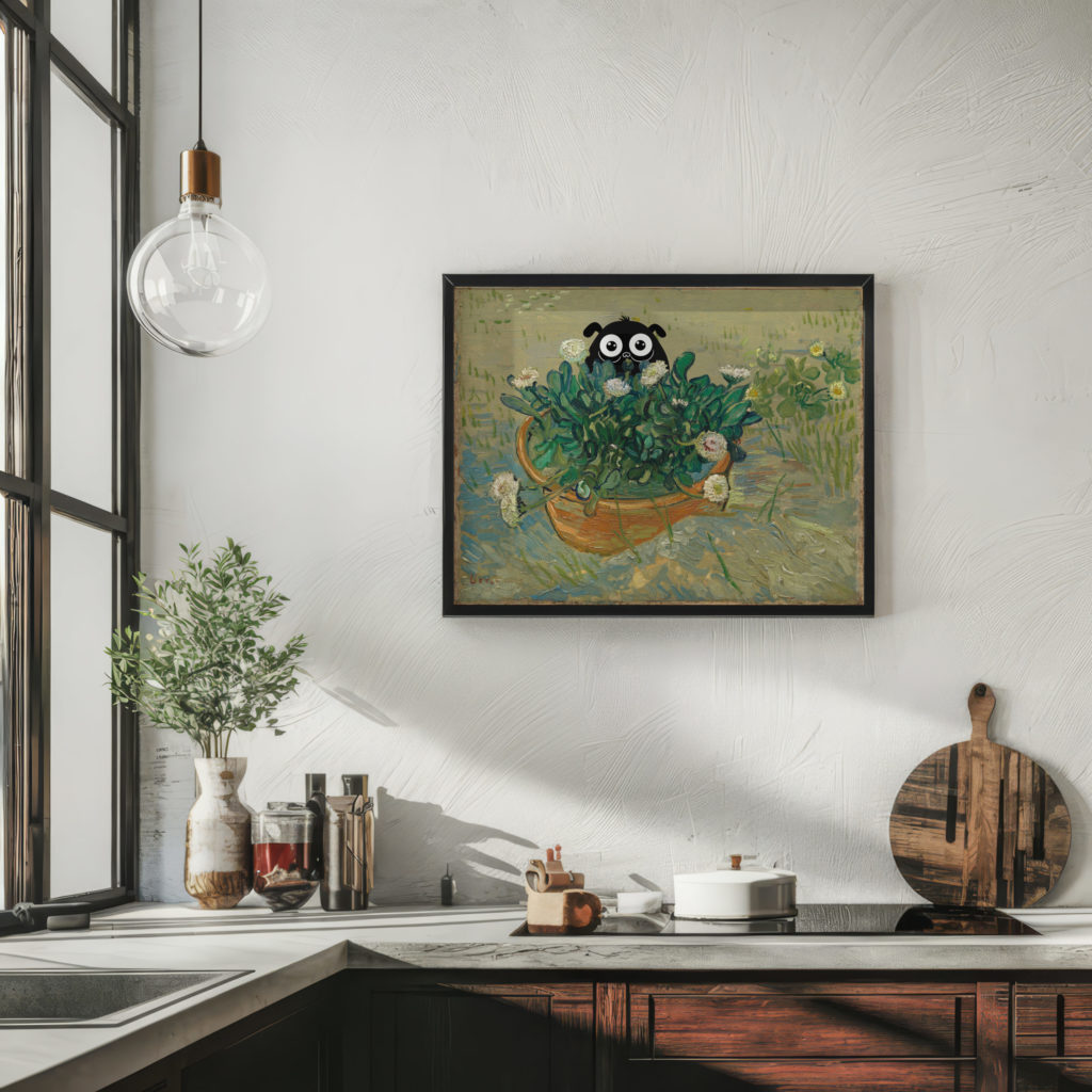 0017 vangogh Daisies Arles 1888 Still Life 3x4 6 mockup