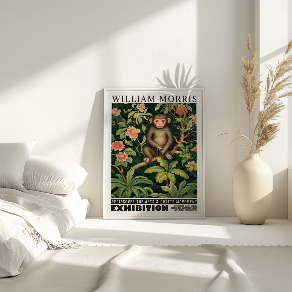 0017 william morris animals exhibition 3x4 4 mockup