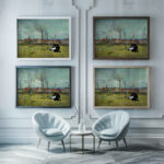 0018 vangogh Factories at Clichy 1887 Landscape 3x4 framed posters mockup