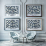 0019 borabora flower market 3x4 framed posters mockup