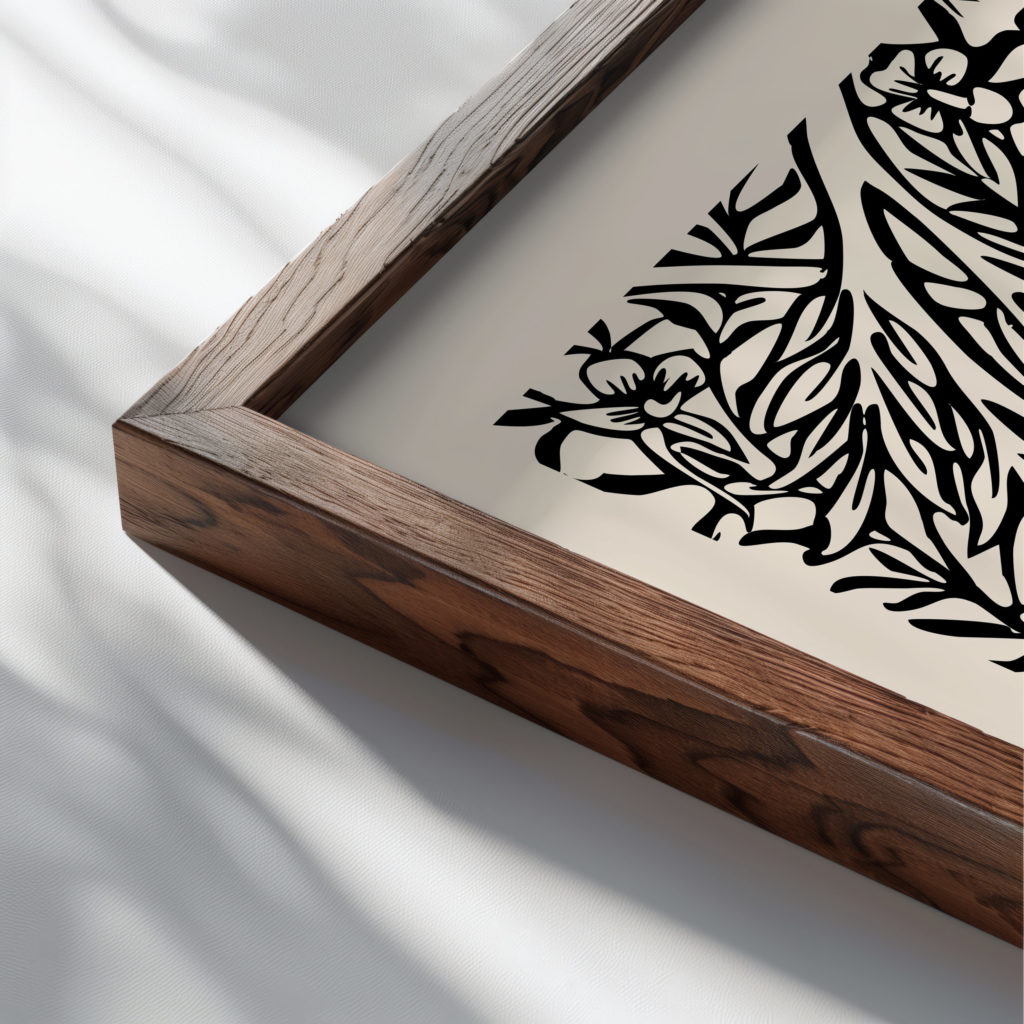 0019 morris sidepiece 1872 3x4 close up dark wood mockup