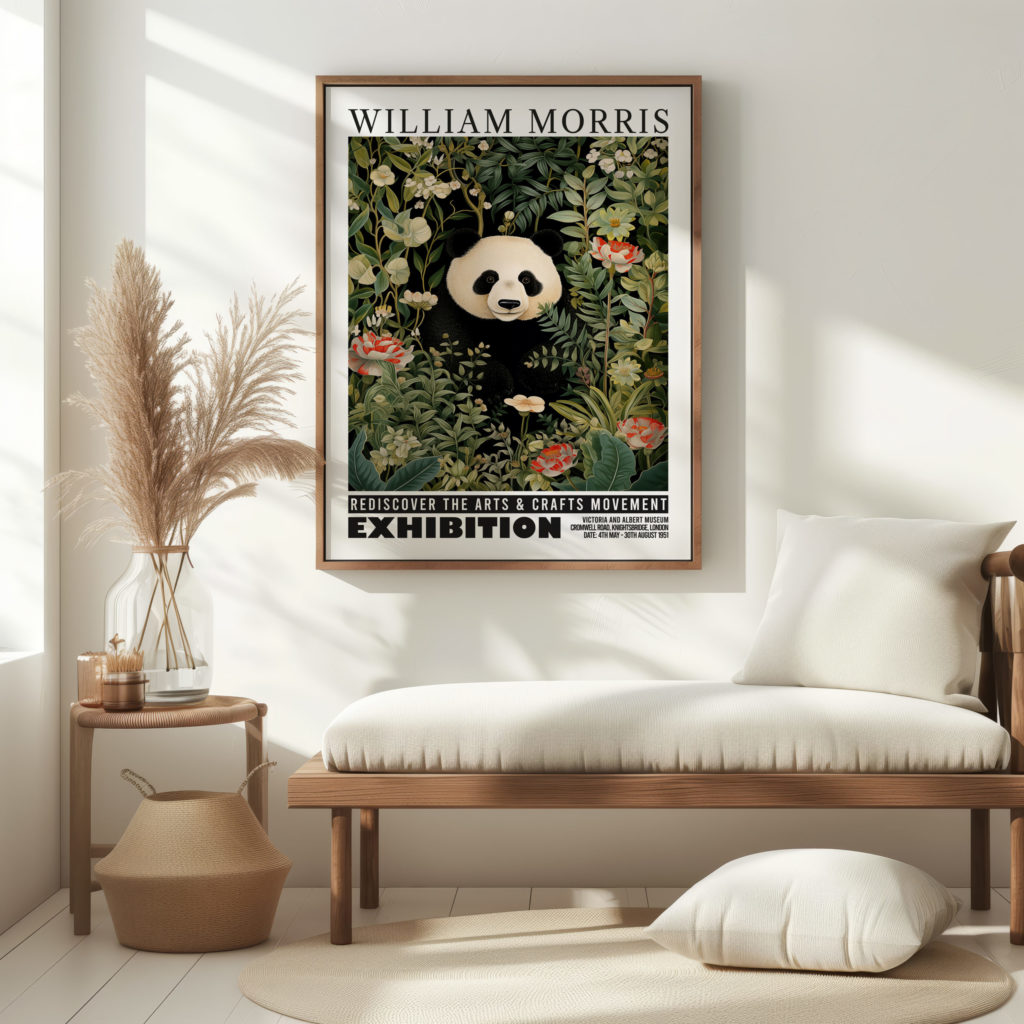 0019 william morris animals exhibition 3x4 5 mockup