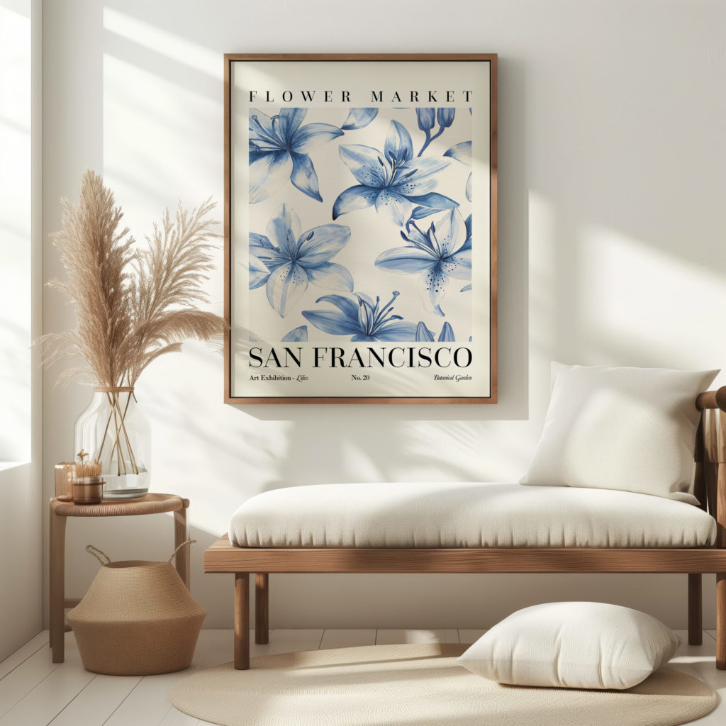 0020 Flower Market Lily San Francisco 3x4 5 mockup