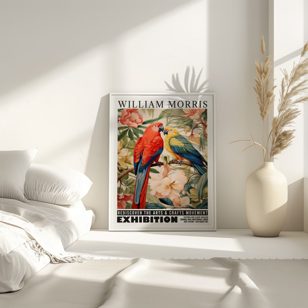 0020 william morris animals exhibition 3x4 4 mockup
