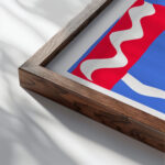 0020 Matisse TheCircus 1947 close up dark wood mockup