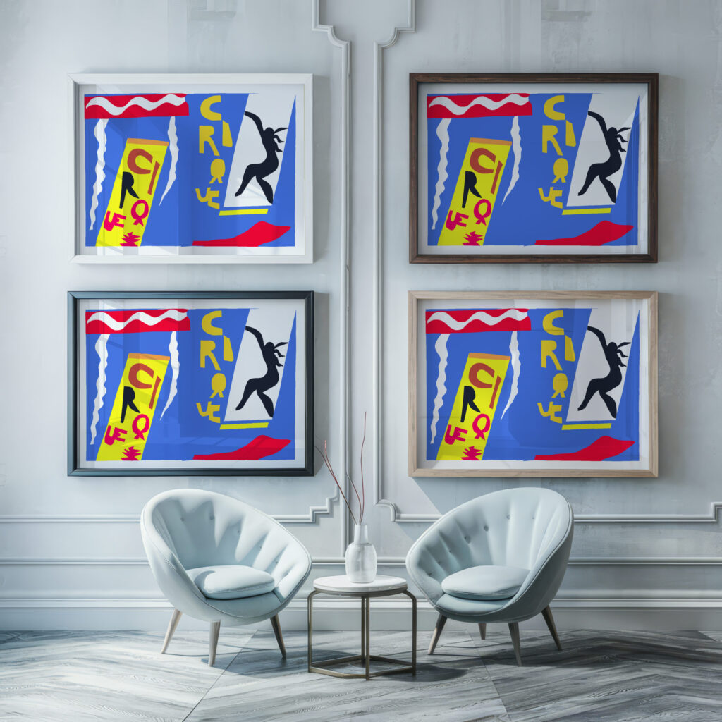 0020 Matisse TheCircus 1947 framed posters mockup