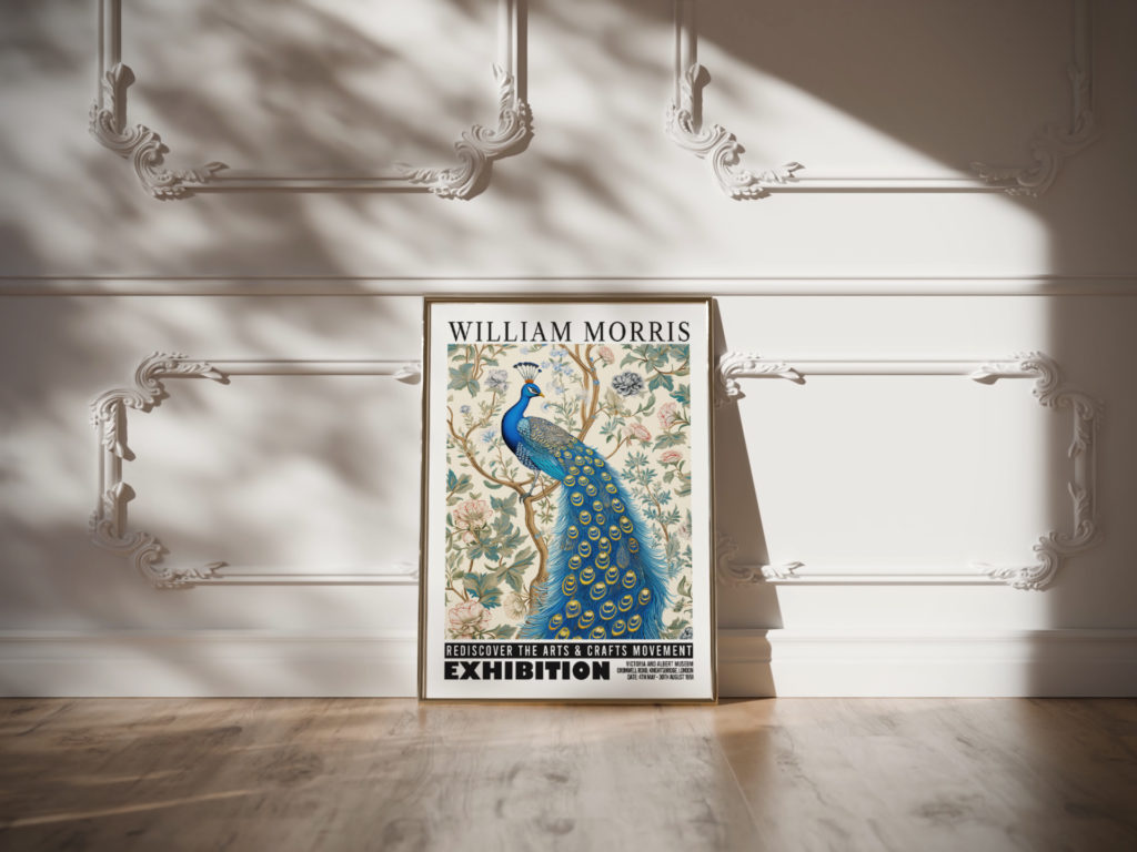 0021 william morris animals exhibition 3x4 video mockup